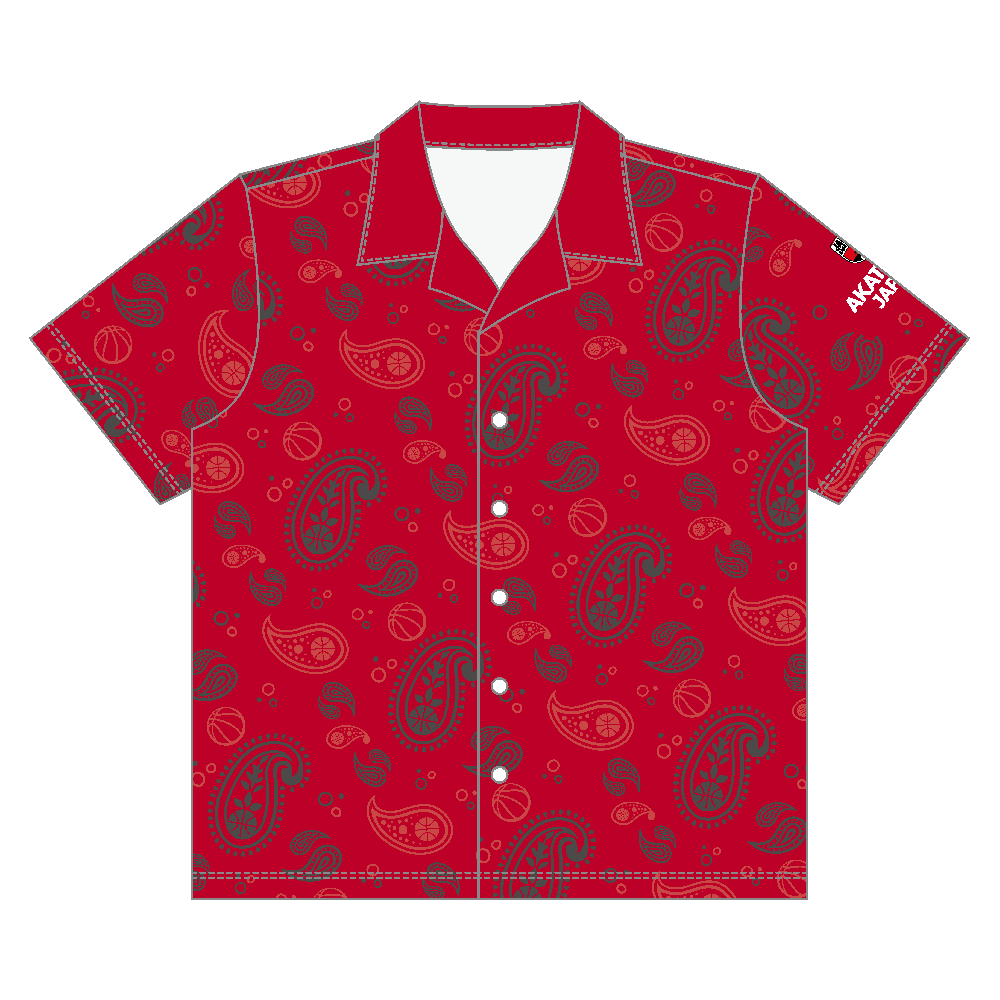 AKATSUKI JAPAN ペイズリーシャツ